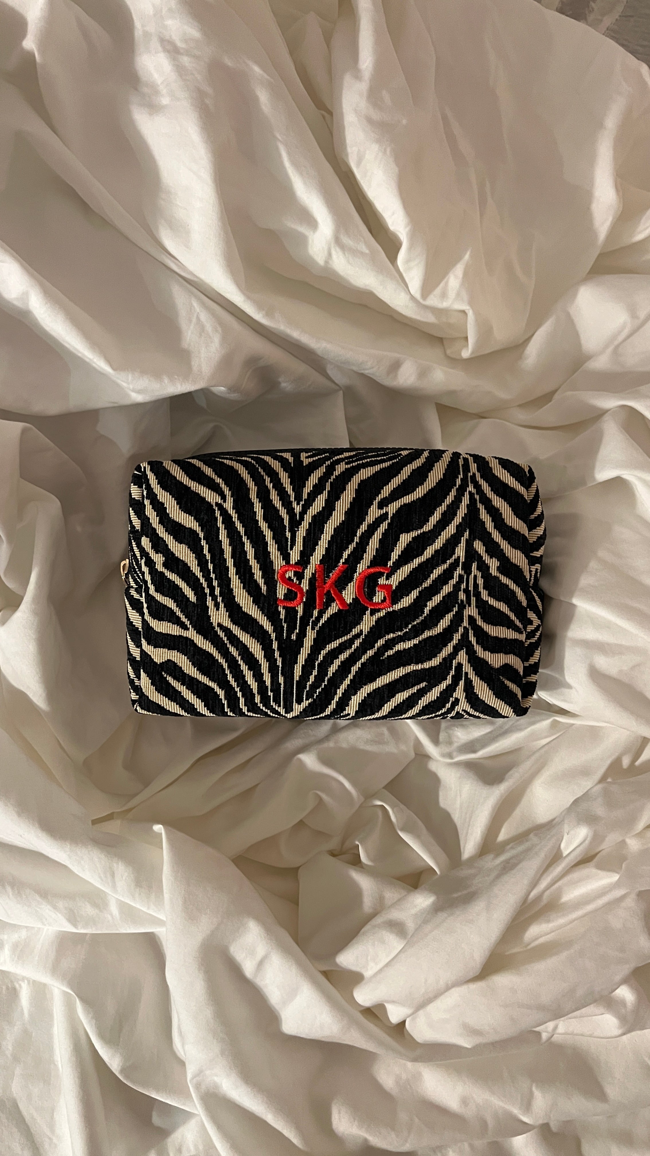 Zebra Pouch Bag